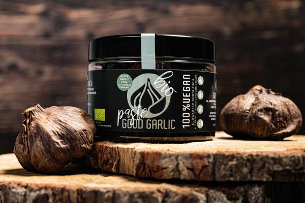 Paste aus schwarzem Bio-Knoblauch
